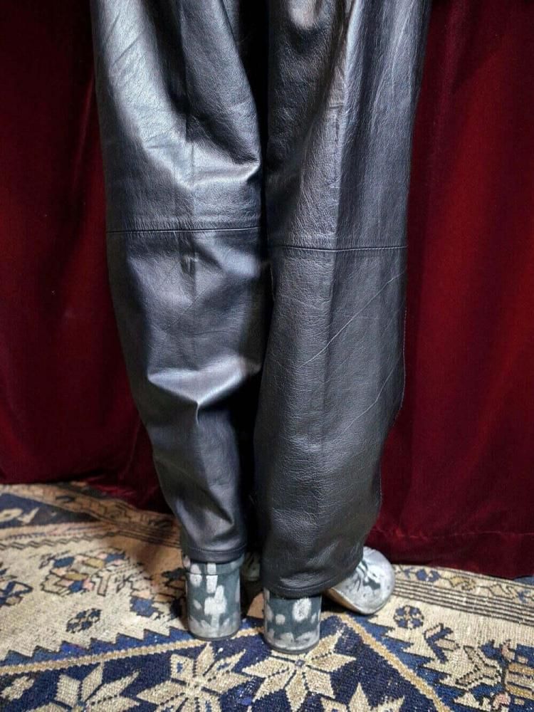 Black Leather Pants