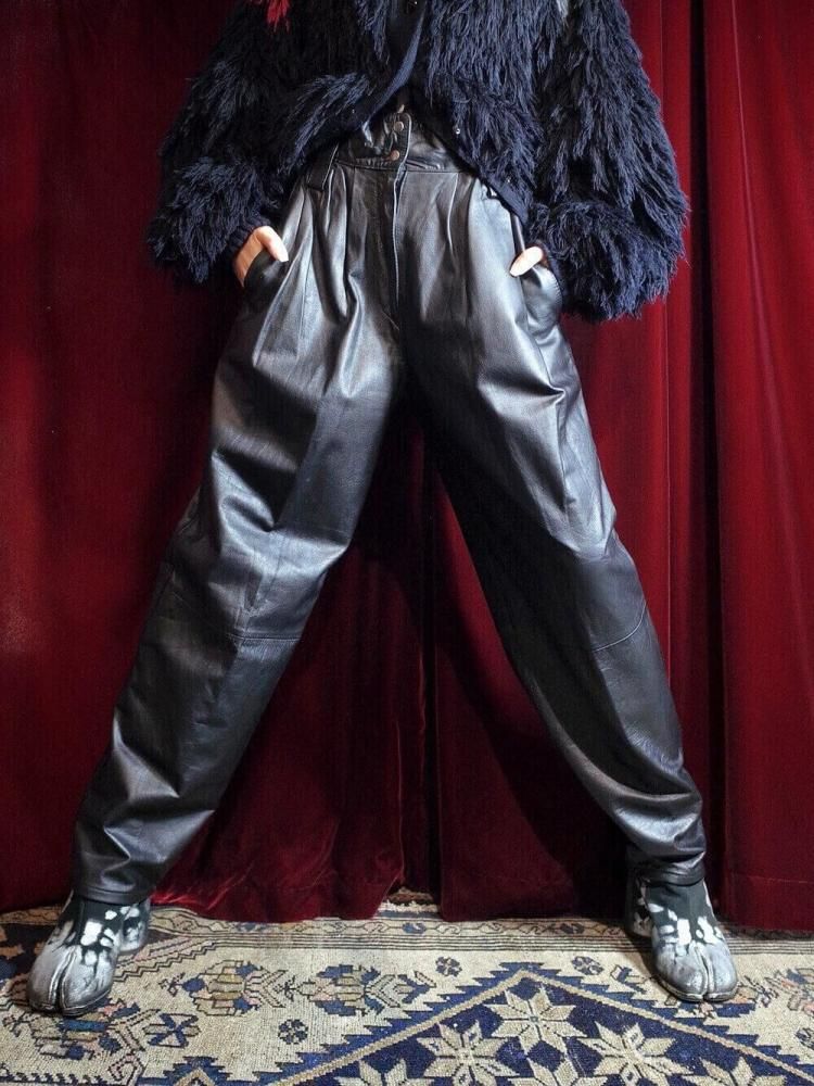 Black Leather Pants