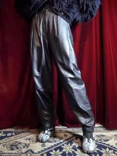 Black Leather Pants