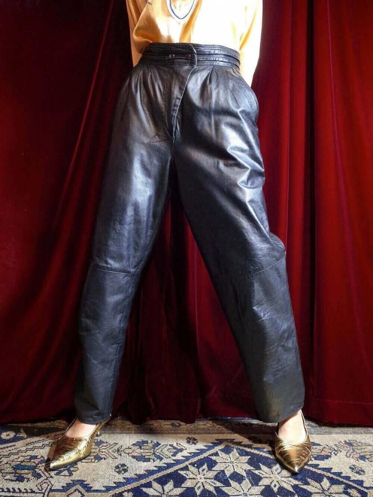 Black Leather Pants