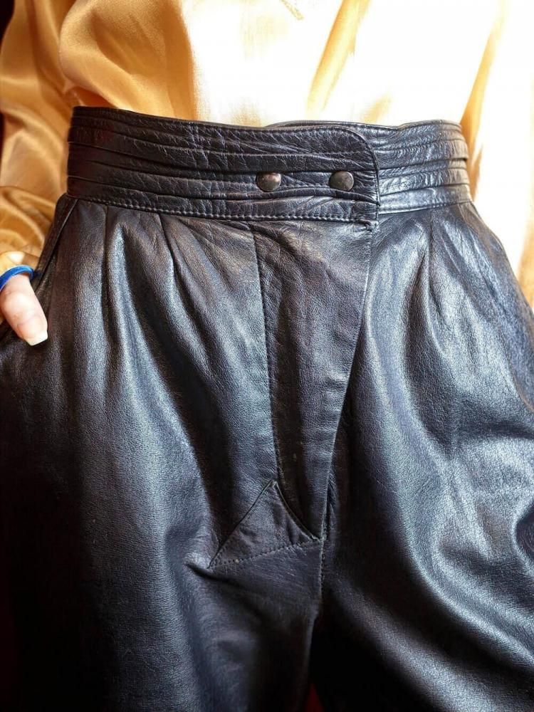 Black Leather Pants