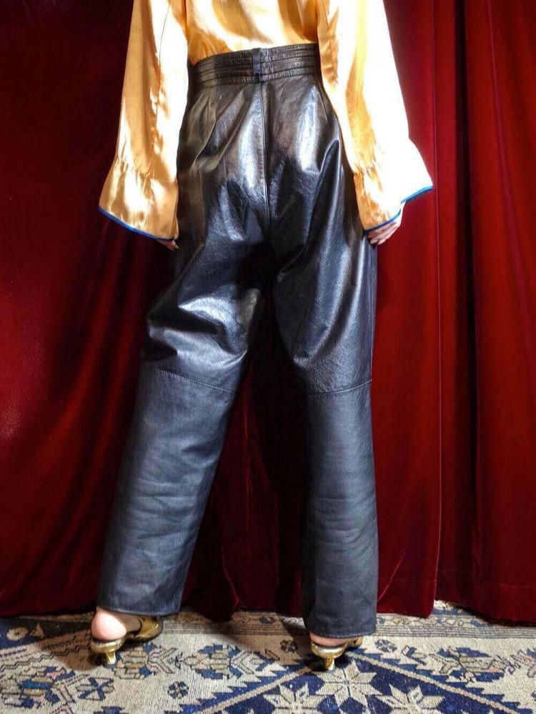 Black Leather Pants