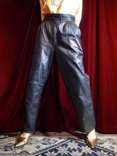 Black Leather Pants