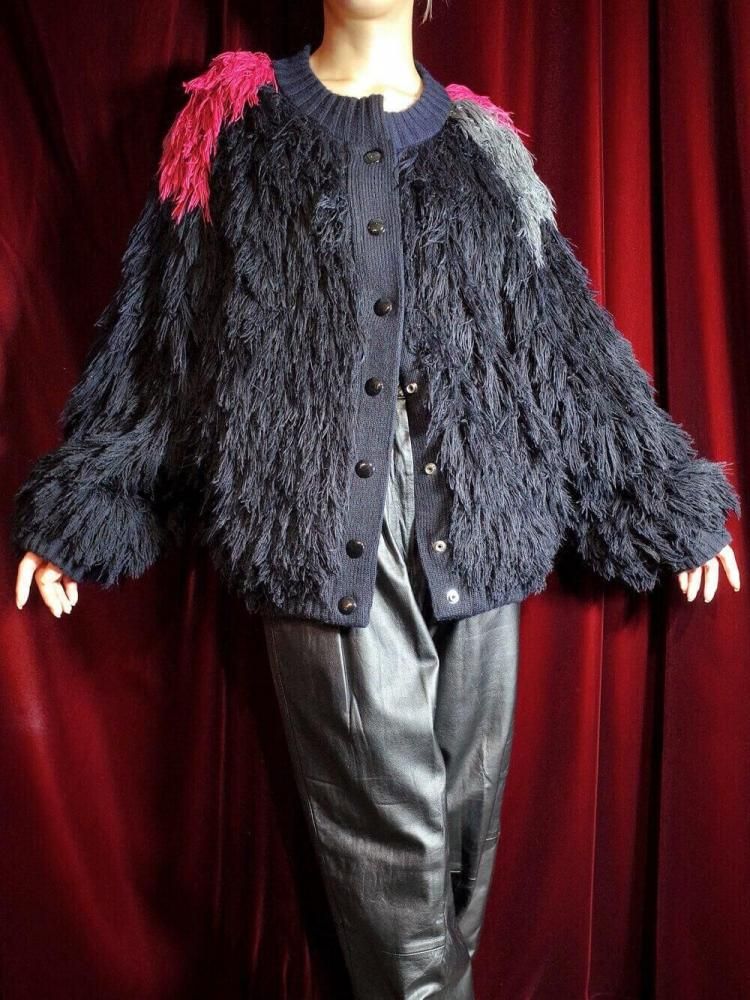 c.1980s Shaggy Chenille Blouson