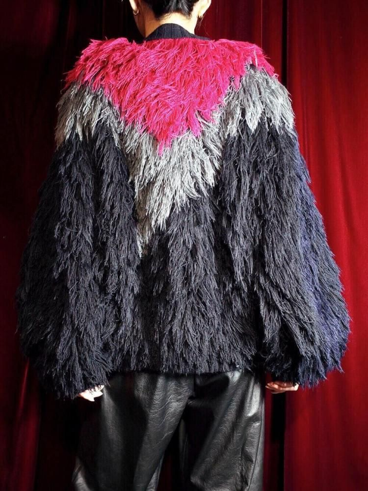 c.1980s Shaggy Chenille Blouson