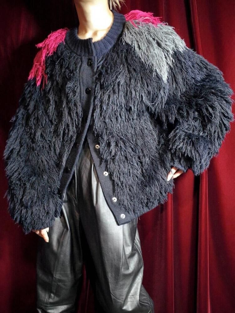 c.1980s Shaggy Chenille Blouson