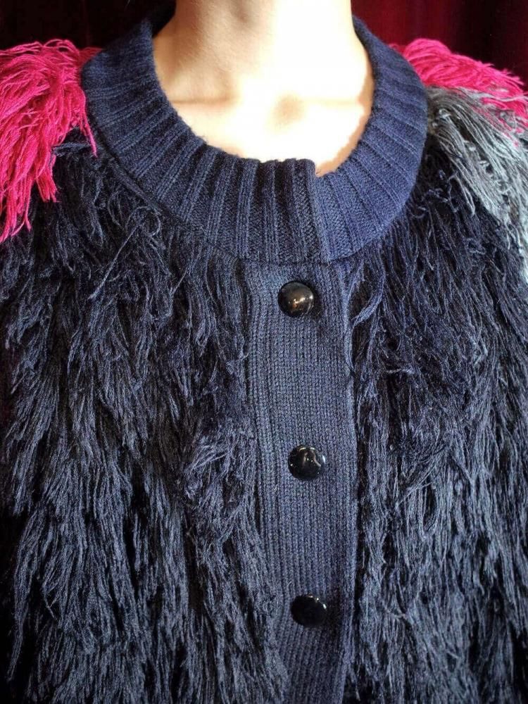 c.1980s Shaggy Chenille Blouson