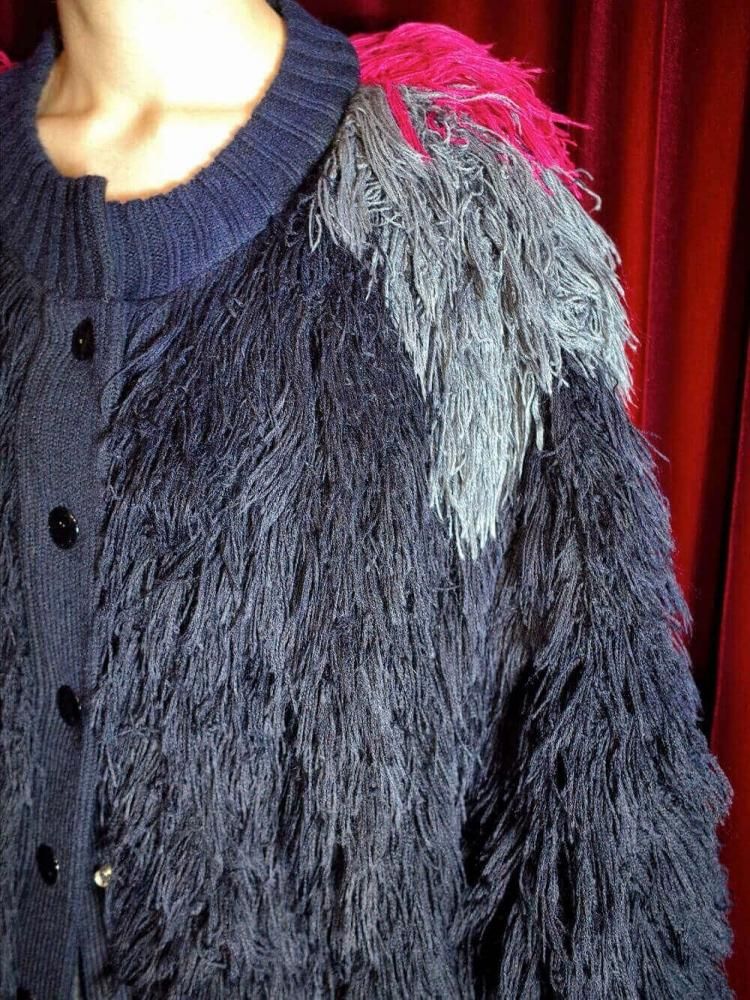 c.1980s Shaggy Chenille Blouson