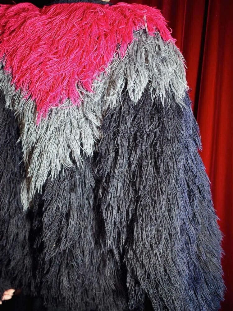 c.1980s Shaggy Chenille Blouson
