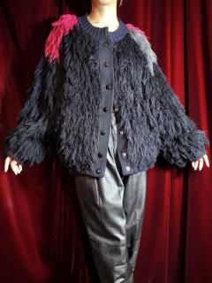 c.1980s Shaggy Chenille Blouson