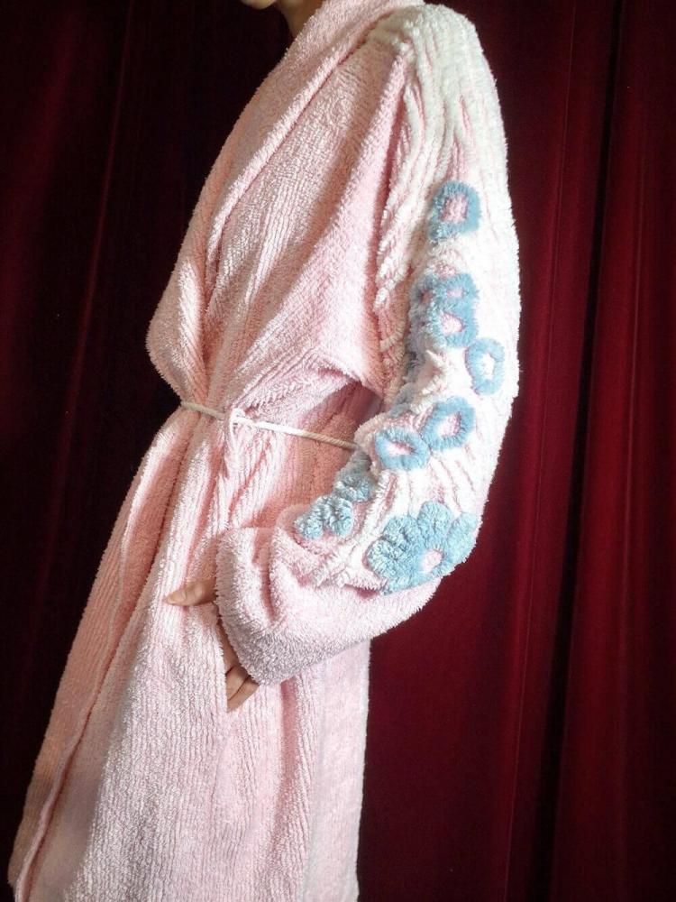 c.1980s Chenille Gown
