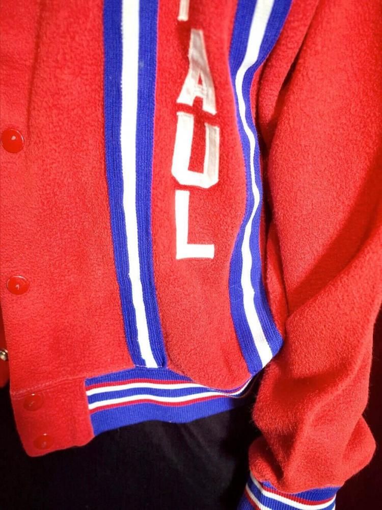 c.1960s Red Fleece Jacket