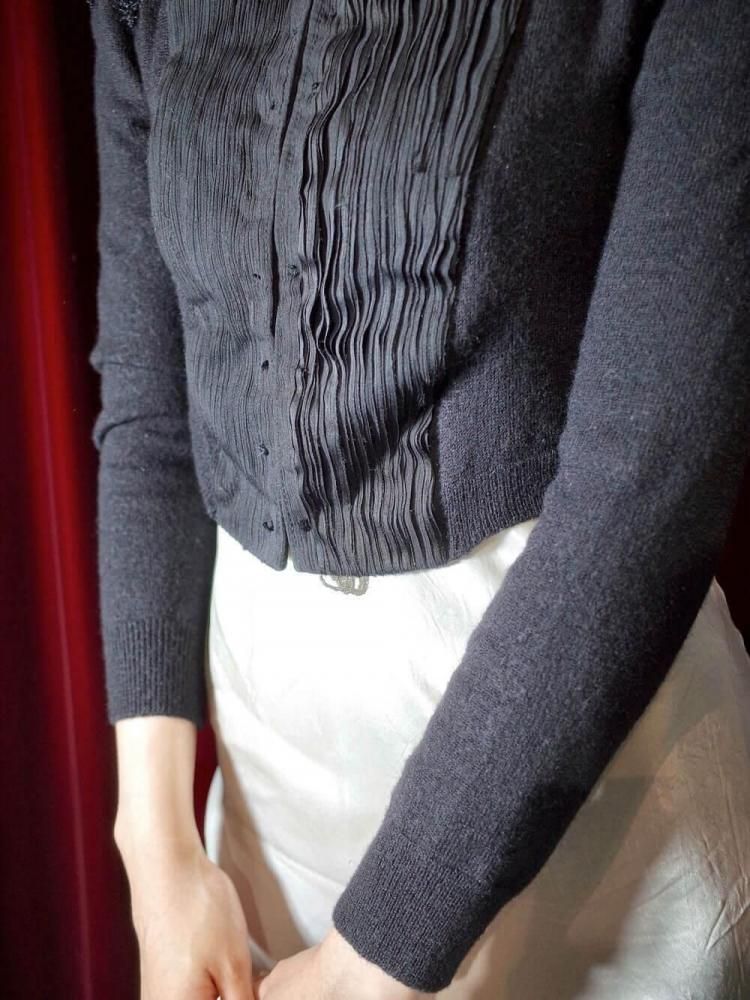 Napoleon Style Tight  Short Knit Cardigan