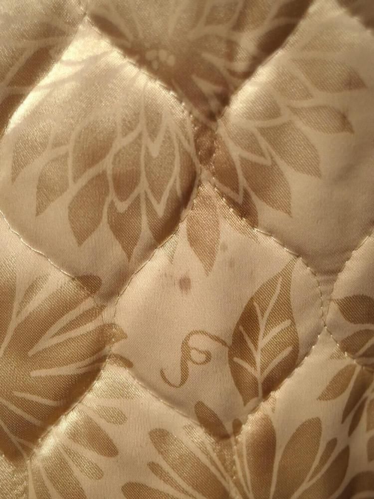 c.1960~70s Quilting Gown Dress