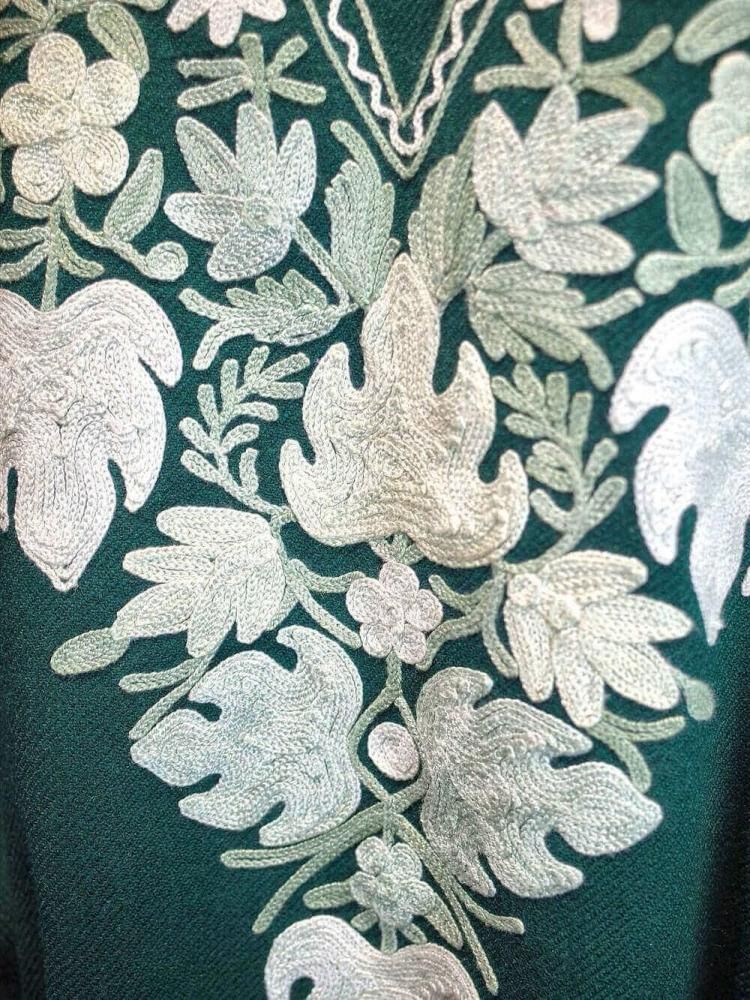 Kashmir Embroidery Slit Dress