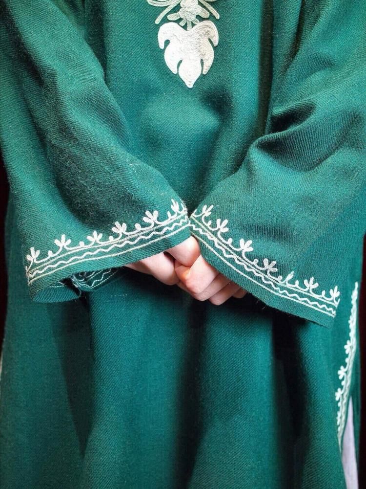 Kashmir Embroidery Slit Dress