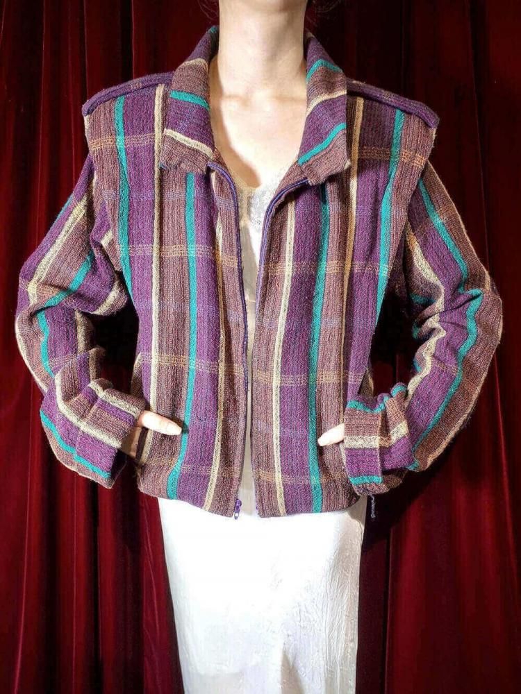 "Short Length  Solid Shoulder" Nomadic Texture Jacket