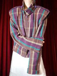 "Short Length  Solid Shoulder" Nomadic Texture Jacket