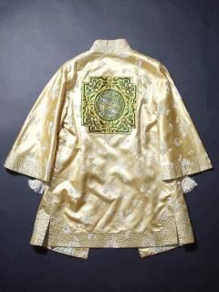 "Embroidery & Tassel" Jacquard China Gown Jacket