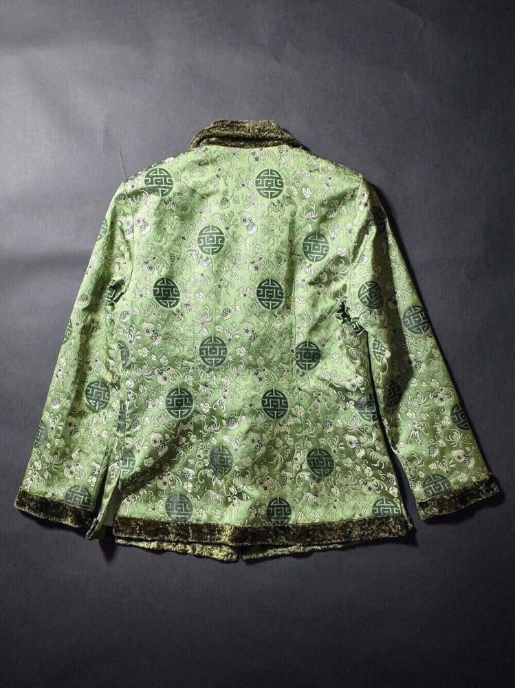 Oriental Green Jacquard China Jacket