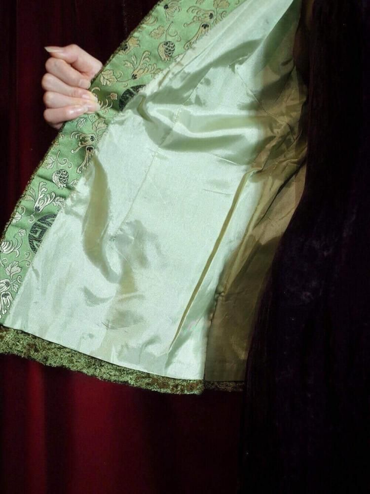 Oriental Green Jacquard China Jacket