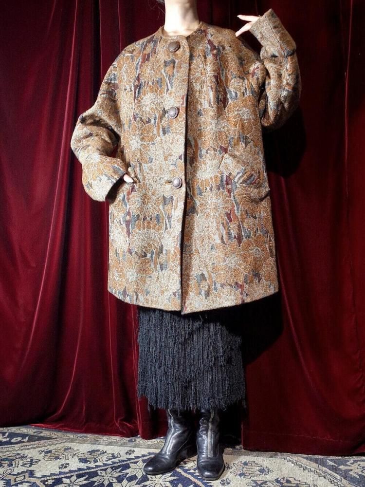 c.1950s Gobelin Woven Coat