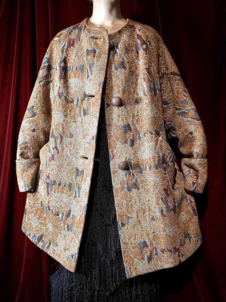 c.1950s Gobelin Woven Coat