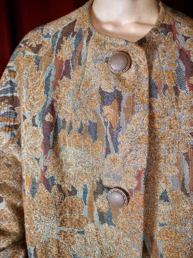 c.1950s Gobelin Woven Coat
