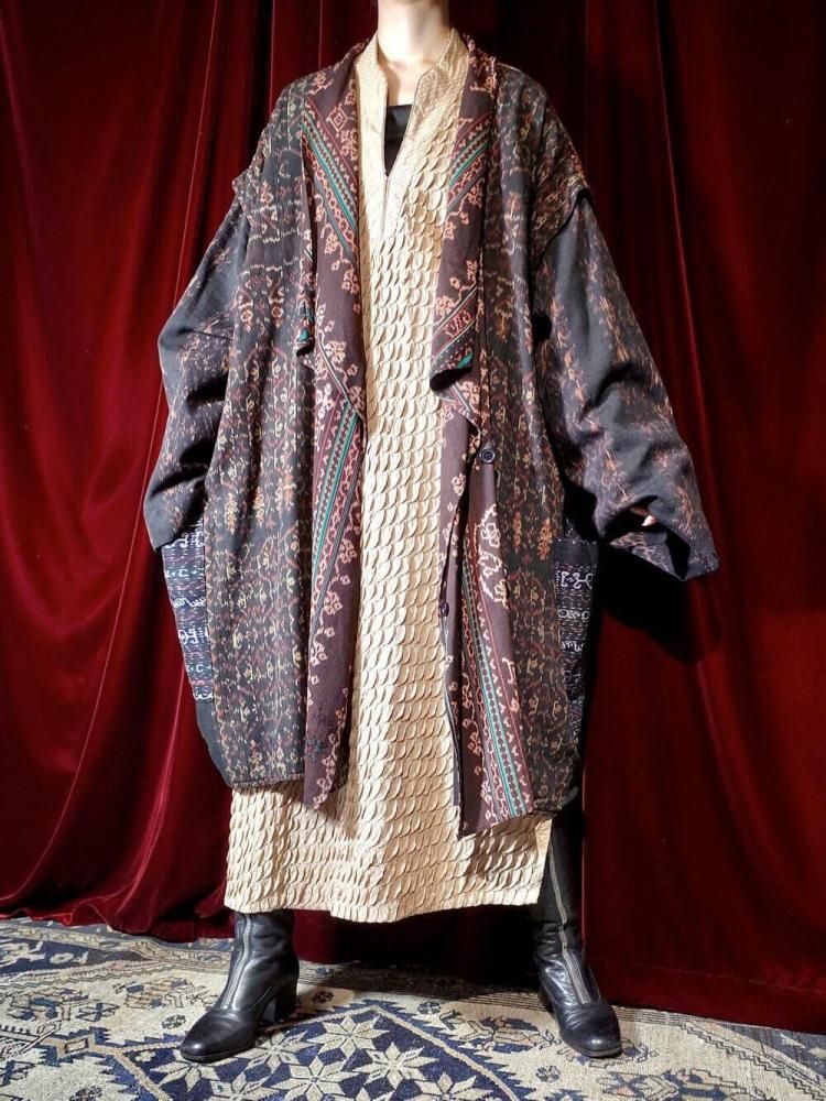 Special IKAT "Alien Pattern" Handmade Coat
