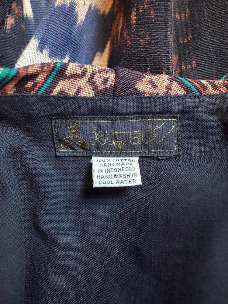 Special IKAT "Alien Pattern" Handmade Coat