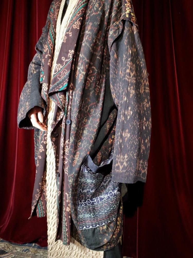 Special IKAT "Alien Pattern" Handmade Coat