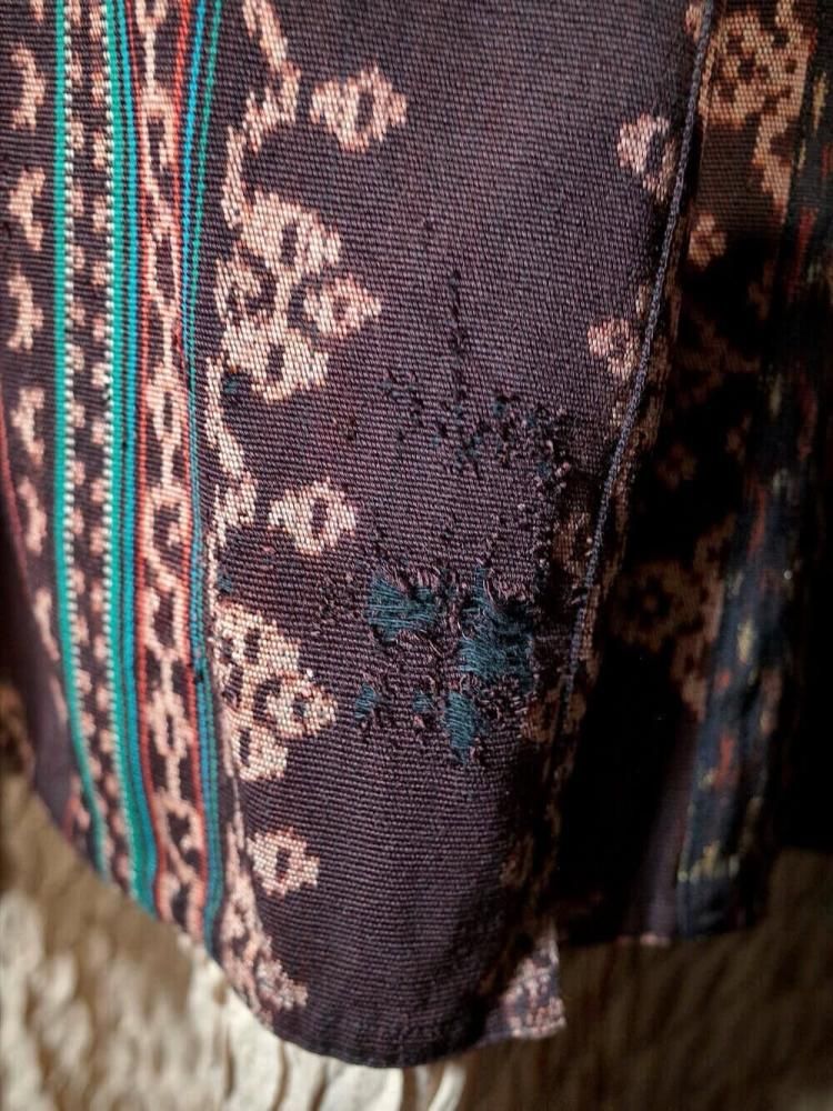 Special IKAT "Alien Pattern" Handmade Coat
