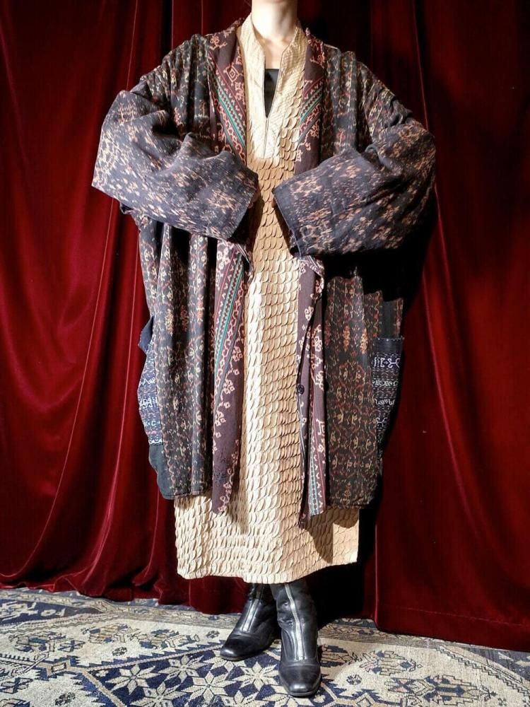 Special IKAT "Alien Pattern" Handmade Coat