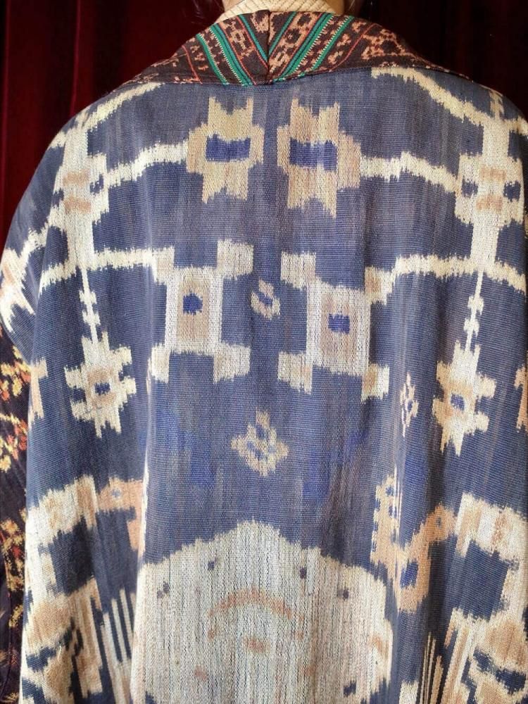 Special IKAT "Alien Pattern" Handmade Coat