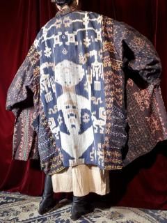 Special IKAT "Alien Pattern" Handmade Coat