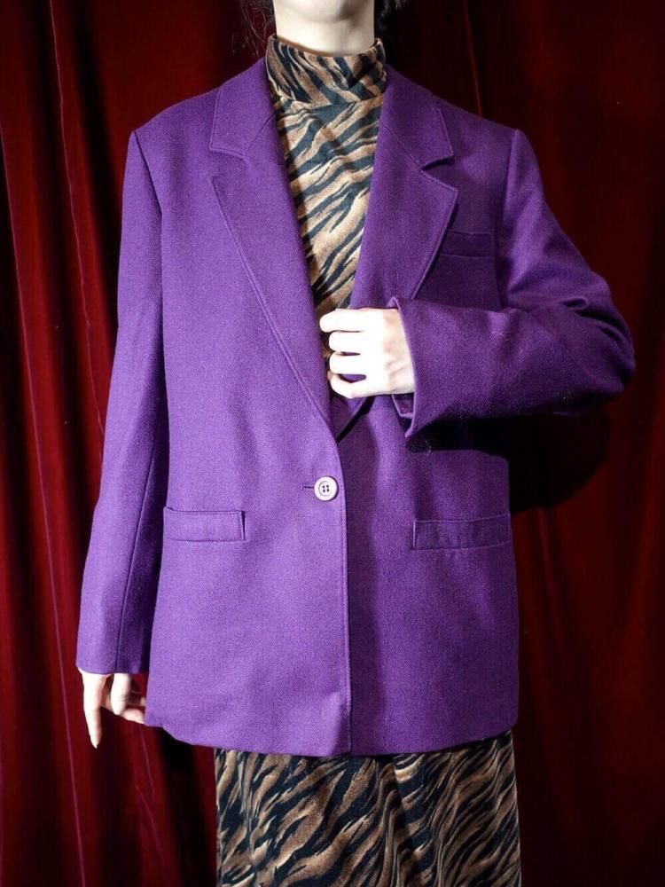 PENDLETON / ڥɥȥ Purple Wool Tailored Jacket