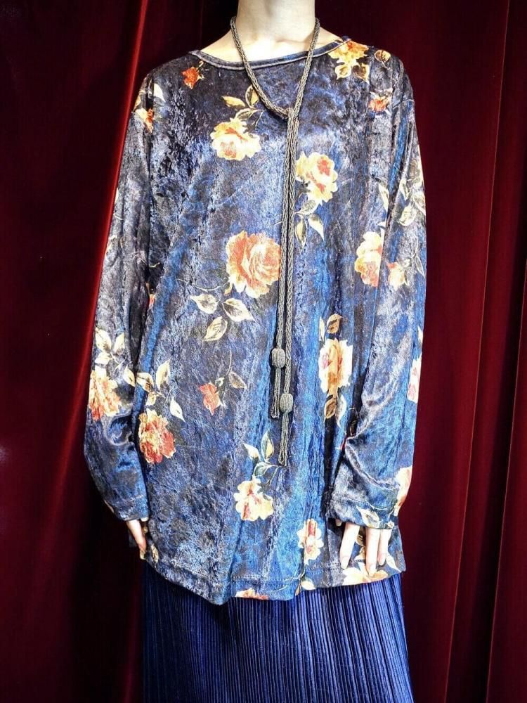 Floral Velvet Cut & Sewn