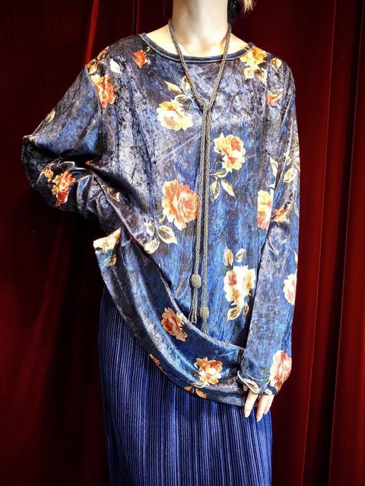 Floral Velvet Cut & Sewn