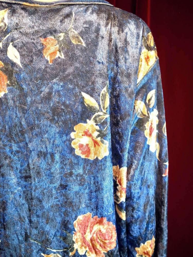 Floral Velvet Cut & Sewn