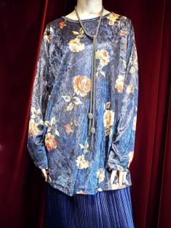 Floral Velvet Cut & Sewn