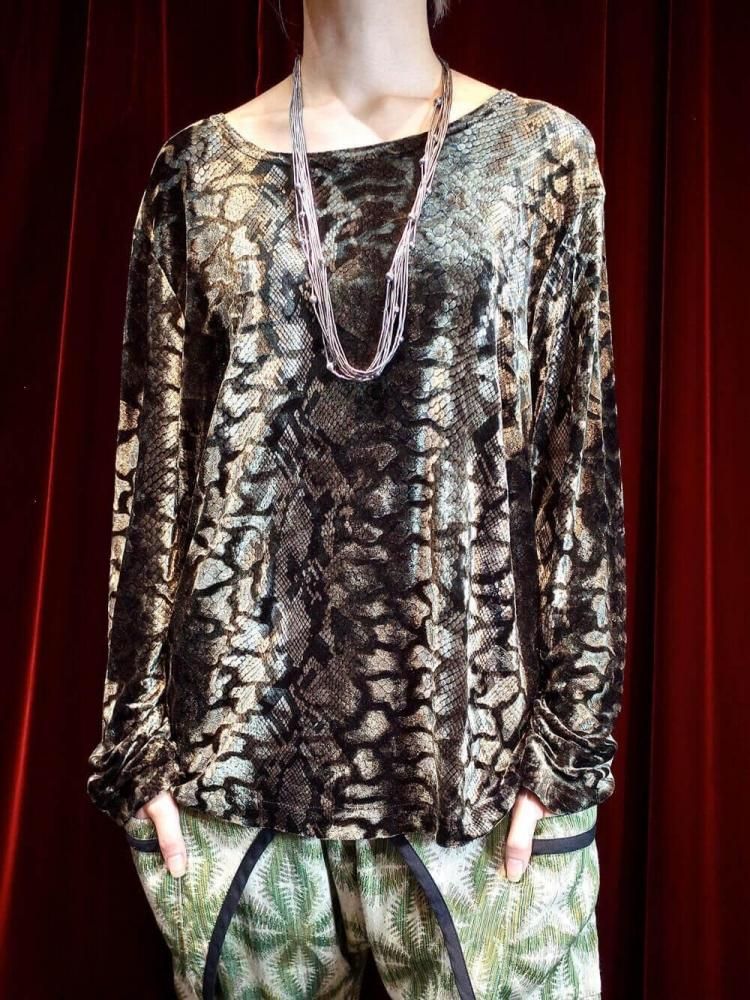 Python Velvet Cut & Sewn