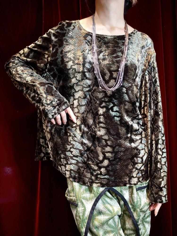 Python Velvet Cut & Sewn