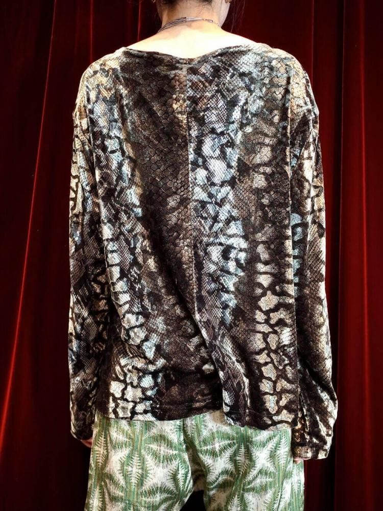 Python Velvet Cut & Sewn