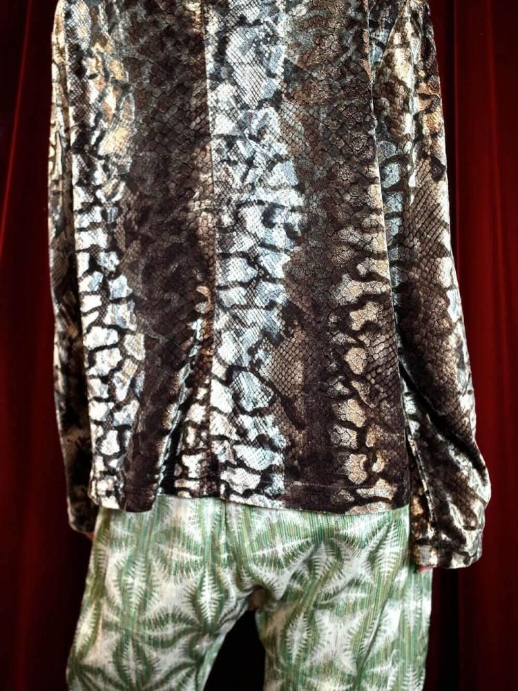 Python Velvet Cut & Sewn