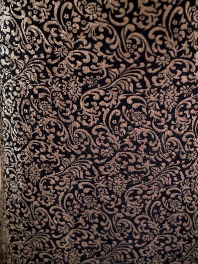 Arabesque Velvet Square Neck Dress