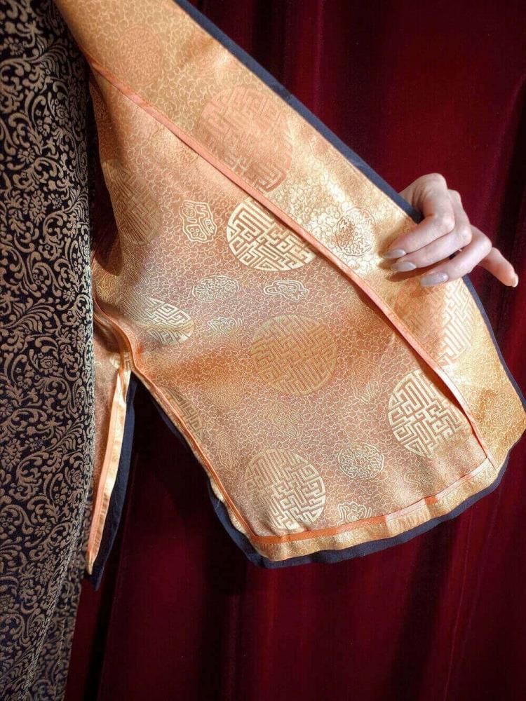 Sheer Layered China Shirt