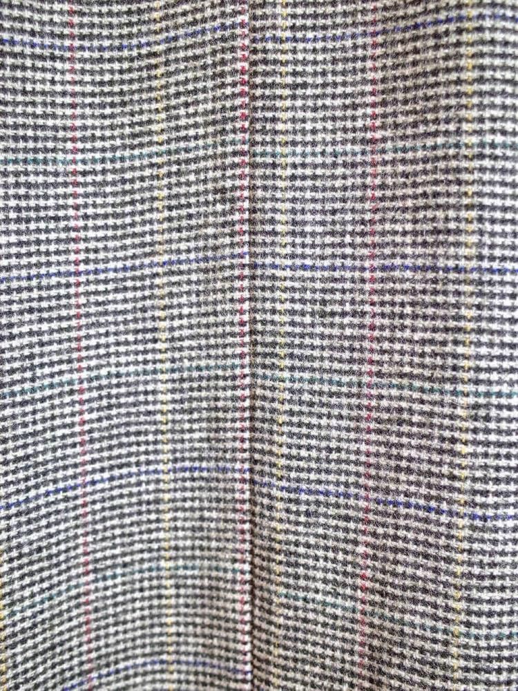 c.1980s Mondrian Pattern & Turn Lock Buttons Hoodie Coat