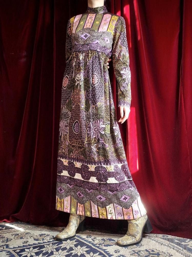 c.1970s "Saks Fifth Avenue" Oriental Dress