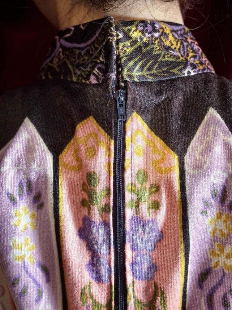 c.1970s "Saks Fifth Avenue" Oriental Dress