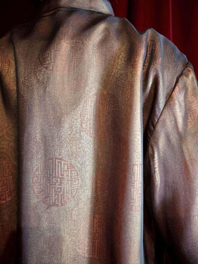 Sheer Layered China Shirt